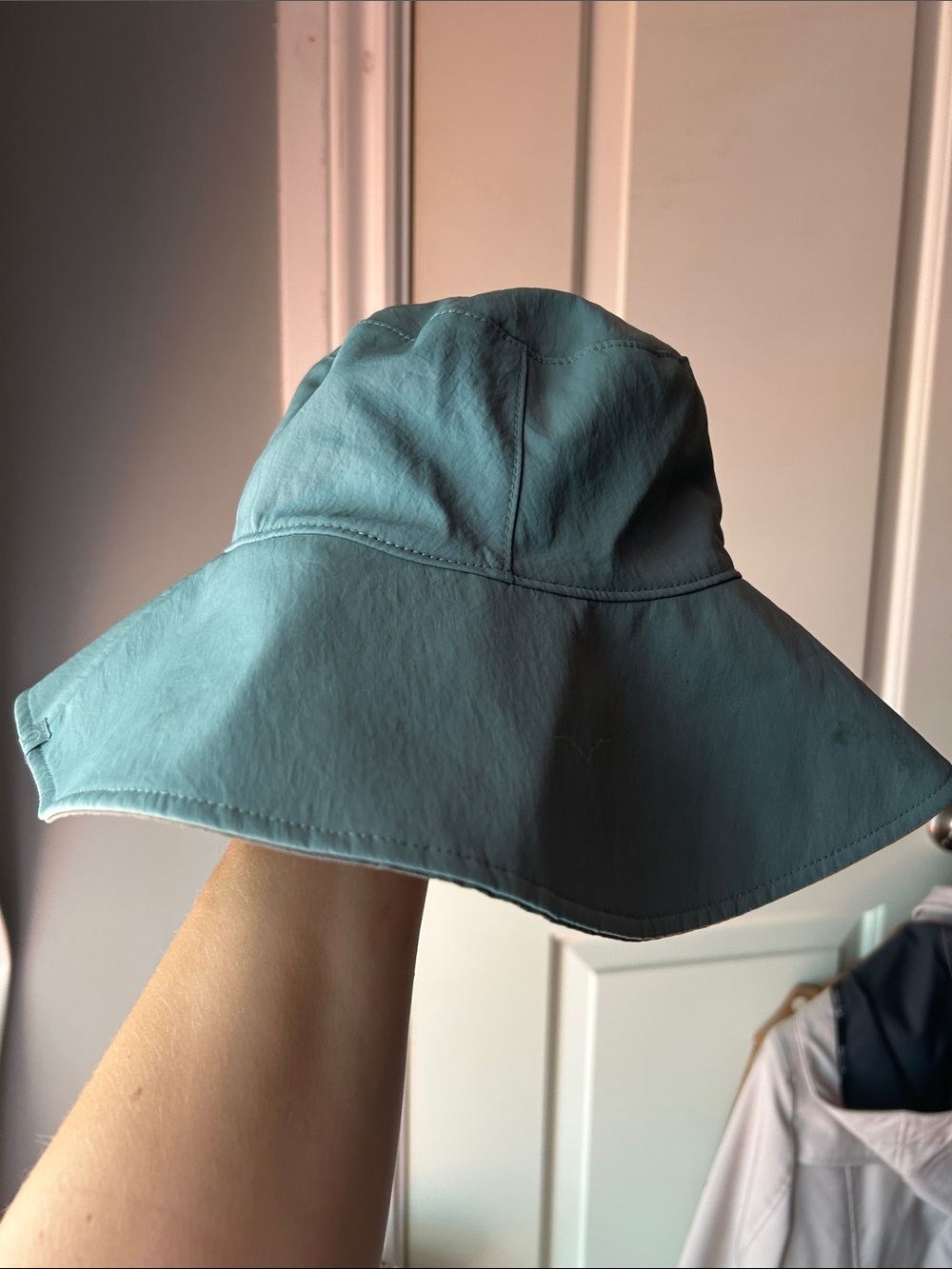 Lululemon Teal Floppy Bucket Hat with Signature Logo Tag